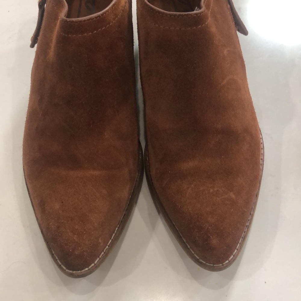 Zodiac Women’s Brown Leather Margot Suede Ankle Booties! Size 9. Beautiful! - Picture 2 of 9
